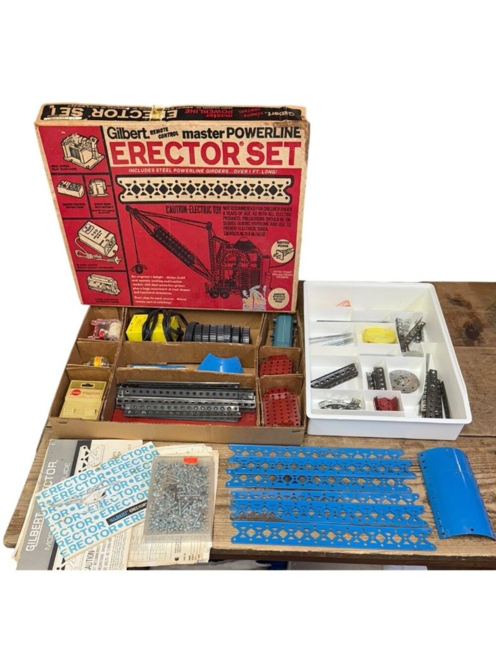 VTG Gilbert Remote Control Master Power Line Erector Set #49-166567X/35199 w/BOX